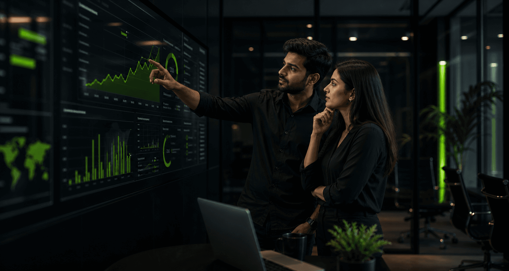 Zexa Media strategist and business owner reviewing digital marketing analytics